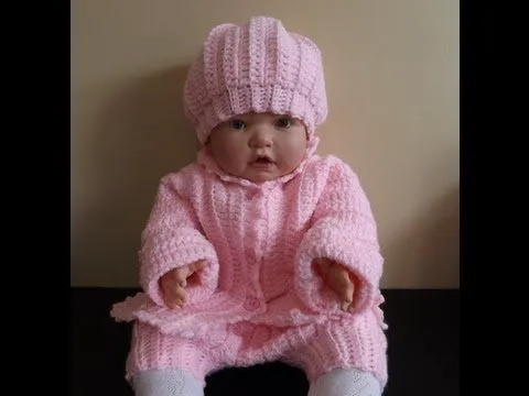 Crochet Abrigo o Suéter Para Bebe' . - YouTube Crochet Abrigo o Suéter Para Bebe' . - YouTube