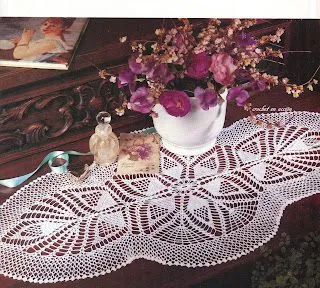 Crochet En Acción: Radiante camino de mesa