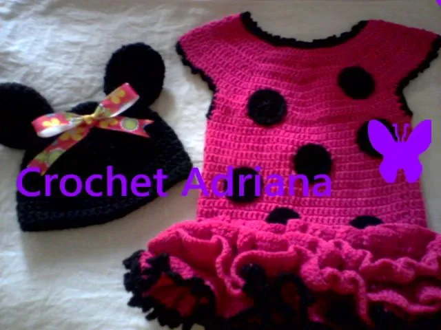 Patron de vestido a crochet Minnie Mouse - Imagui Patron de vestido a crochet Minnie Mouse - Imagui