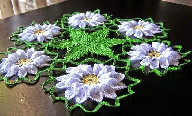 Carpetas al crochet con explicaciones - Imagui Carpetas al crochet con explicaciones - Imagui