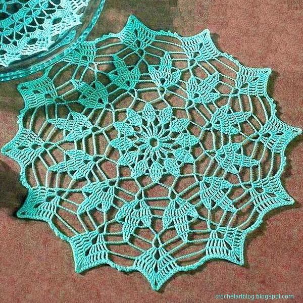 Crochet Art: Crochet - Simple Crochet Doily Pattern Free | Misc ... Crochet Art: Crochet - Simple Crochet Doily Pattern Free | Misc ...