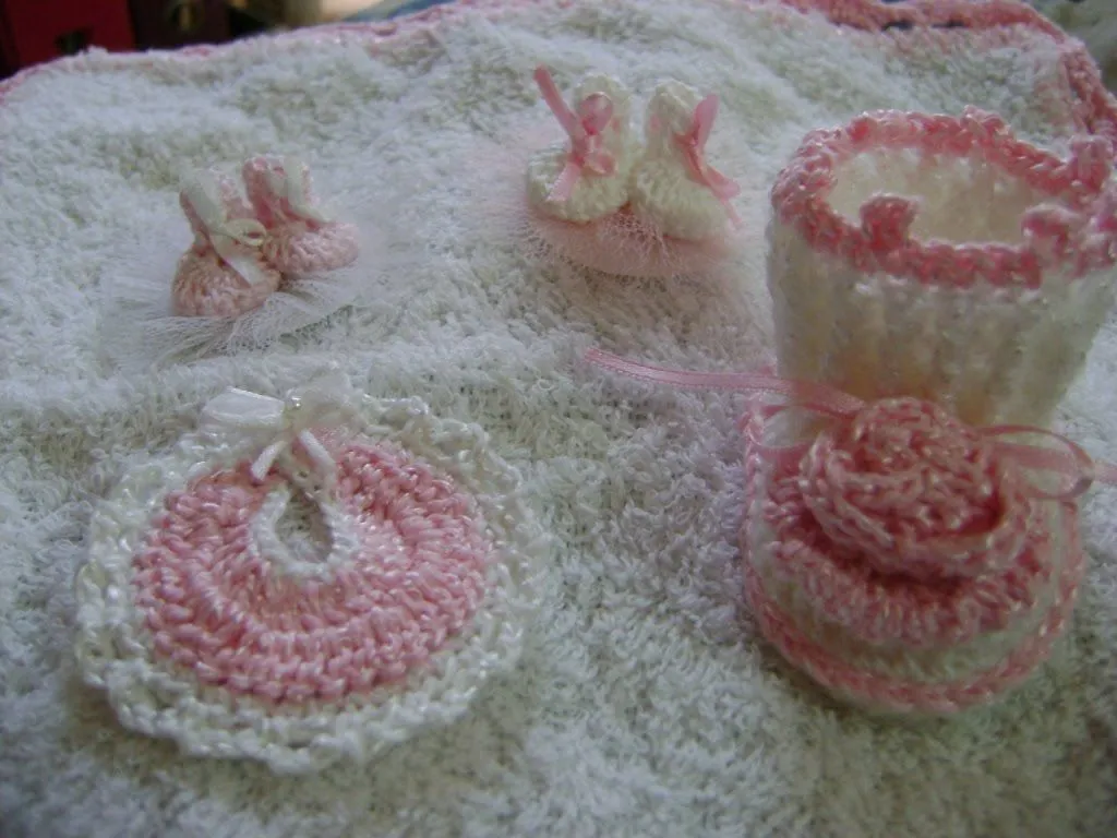 Crochet es un arte: recuerditos para baby shower