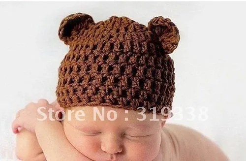 Gorro de oso a crochet - Imagui