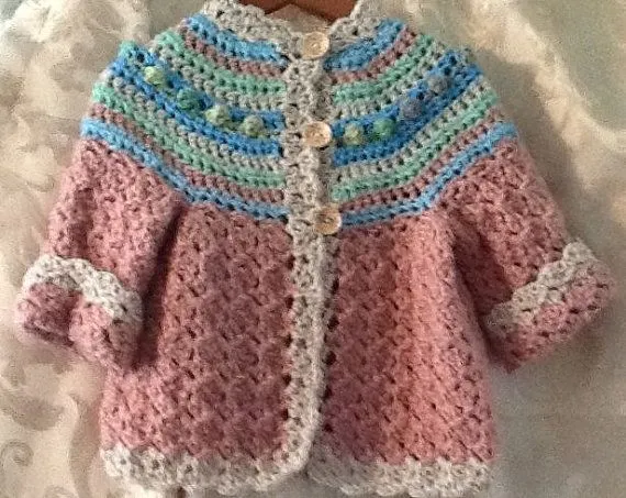 Crochet bebe, niños on Pinterest | Hand Crochet, Crochet Sweaters ...