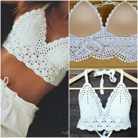 Crochet bikini top - Paperblog