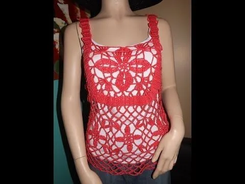 Crochet Blusa De Verano Jasmin Parte 1 de 3 - YouTube Crochet Blusa De Verano Jasmin Parte 1 de 3 - YouTube