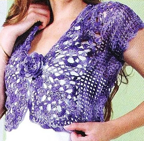 Crochet chalecos y boleros - Imagui