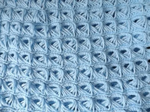 Crochet Colchita o Cobija Para Bebe' - YouTube