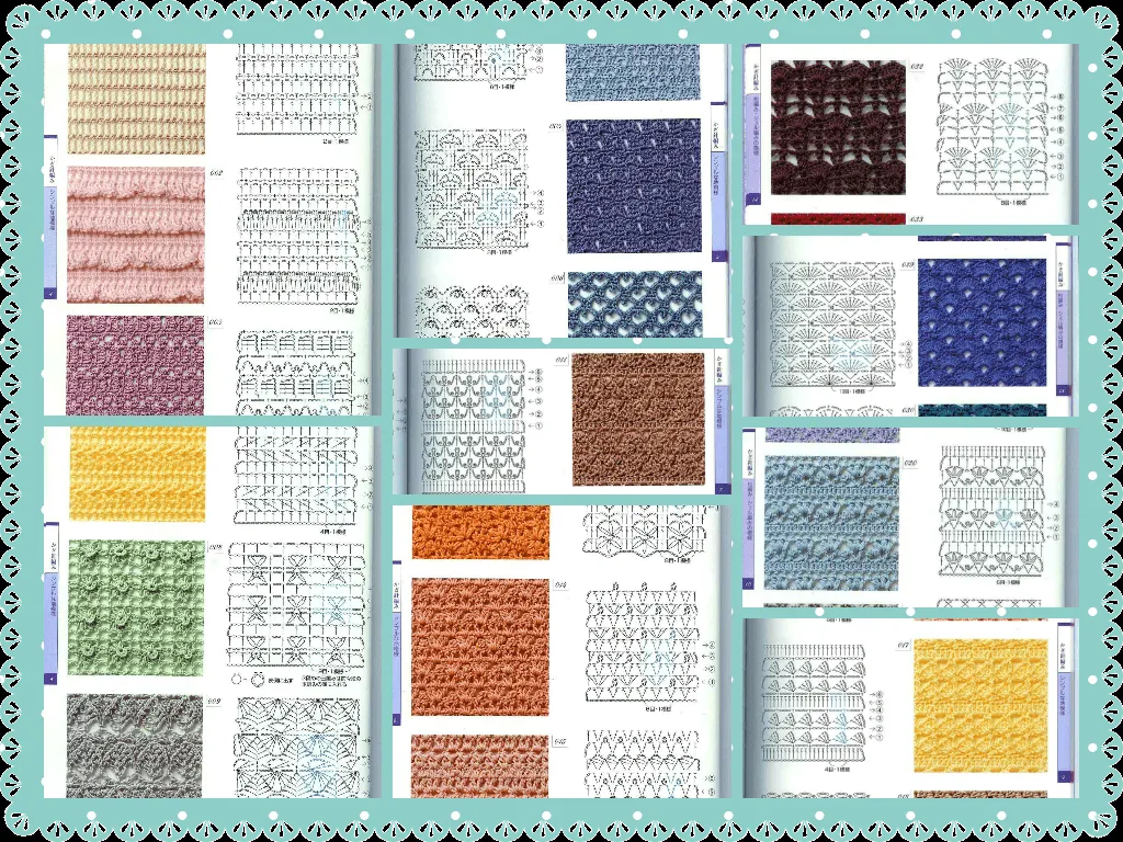 Galeria de puntos a crochet - Imagui