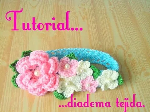 Crochet : Diadema tejida para bebe. | Crochet Central Crochet : Diadema tejida para bebe. | Crochet Central