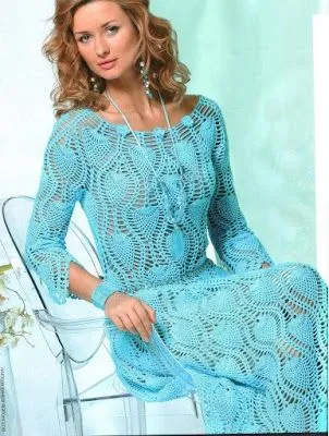 crochet-divertido1: vestido de la web...lindisimo (punto piña) crochet-divertido1: vestido de la web...lindisimo (punto piña)