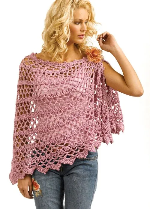 crochet entrañable chales, ponchos, capas, pashminas y más on ... crochet entrañable chales, ponchos, capas, pashminas y más on ...