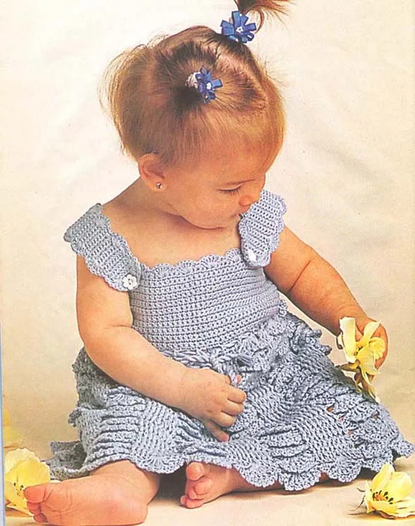 Patrones de vestidos al crochet para niñas - Imagui Patrones de vestidos al crochet para niñas - Imagui