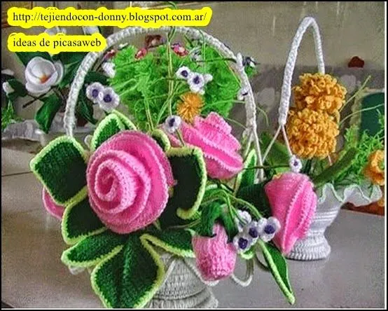 crochet fabric , CROCHET - GANCHILLO - PATRONES - GRAFICOS: FLORES ...
