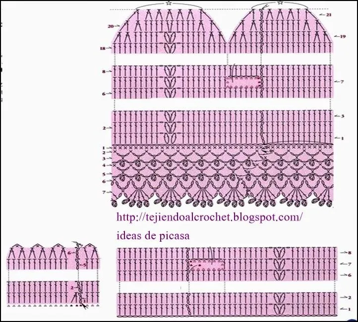 CROCHET - GANCHILLO - PATRONES - GRAFICOS: MANOPLAS TEJIDAS A ... CROCHET - GANCHILLO - PATRONES - GRAFICOS: MANOPLAS TEJIDAS A ...