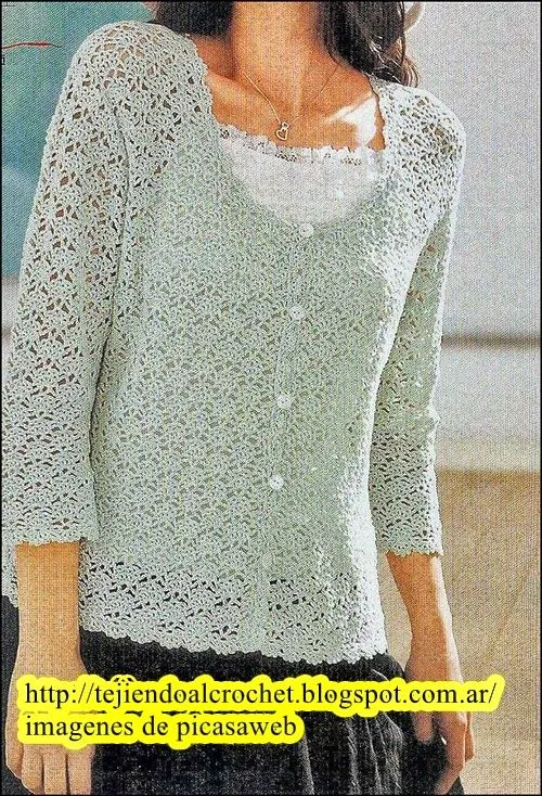 Campera a crochet - Imagui