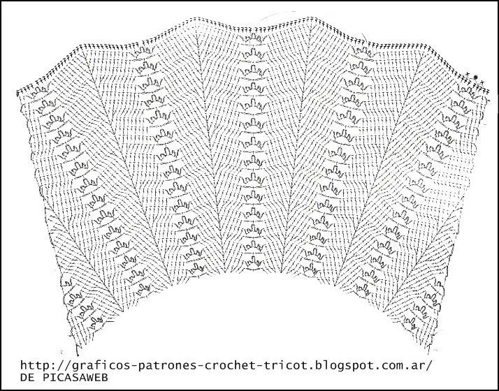 CROCHET - GANCHILLO - PATRONES - GRAFICOS: REMERA CON CANESU ... CROCHET - GANCHILLO - PATRONES - GRAFICOS: REMERA CON CANESU ...