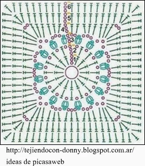 CROCHET - GANCHILLO - PATRONES - GRAFICOS: COLCHAS O CUBRECAMA ... CROCHET - GANCHILLO - PATRONES - GRAFICOS: COLCHAS O CUBRECAMA ...