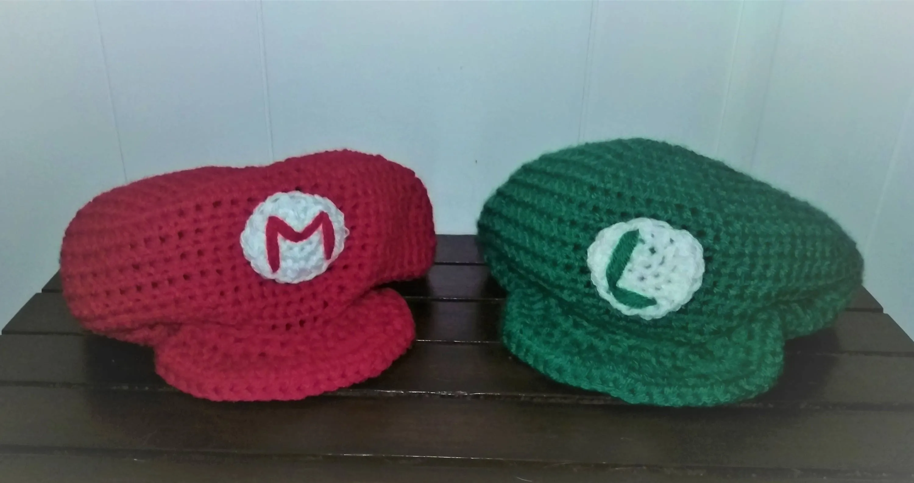 Crochet gorro de luigi - Etsy México