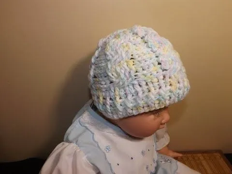 Crochet Gorro De Trenzas Para Bebe' - YouTube Crochet Gorro De Trenzas Para Bebe' - YouTube