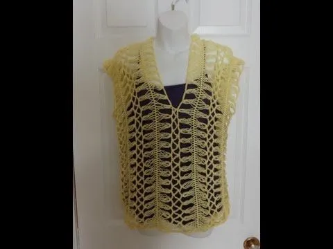 Crochet en Horquilla Blusa de Verano. - YouTube