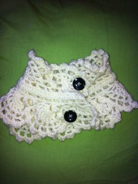 Patrones de cuellos de crochet - Imagui