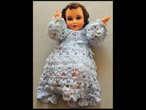 Crochet : Niño Jesus. Faldon. Parte 1 de 2 - YouTube Crochet : Niño Jesus. Faldon. Parte 1 de 2 - YouTube