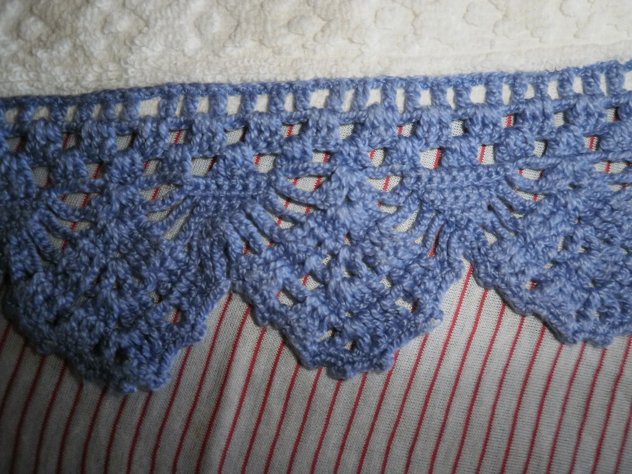 Puntas a crochet para juego de toallas | las pasiones de morgana Puntas a crochet para juego de toallas | las pasiones de morgana
