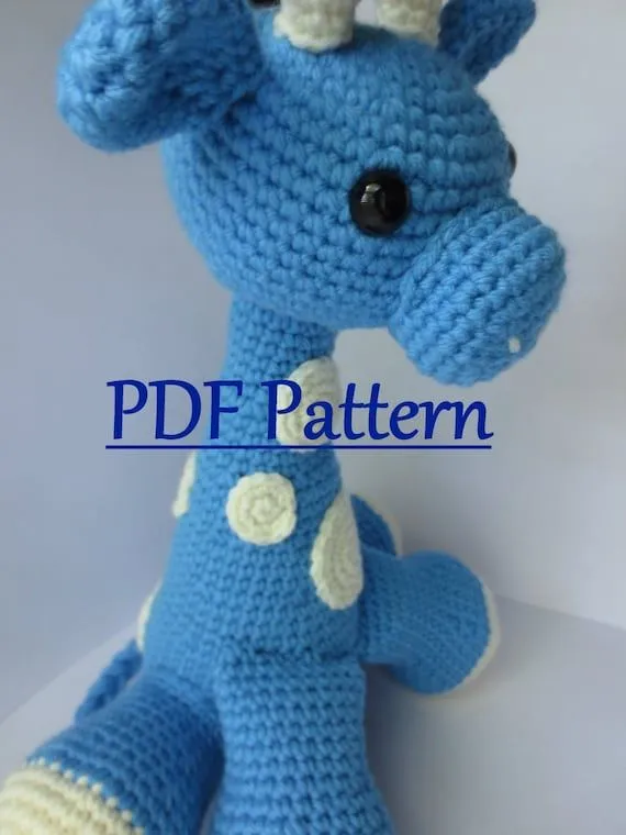 CROCHET patrón Amigurumi jirafa jirafa por LovelyLizardDesigns CROCHET patrón Amigurumi jirafa jirafa por LovelyLizardDesigns