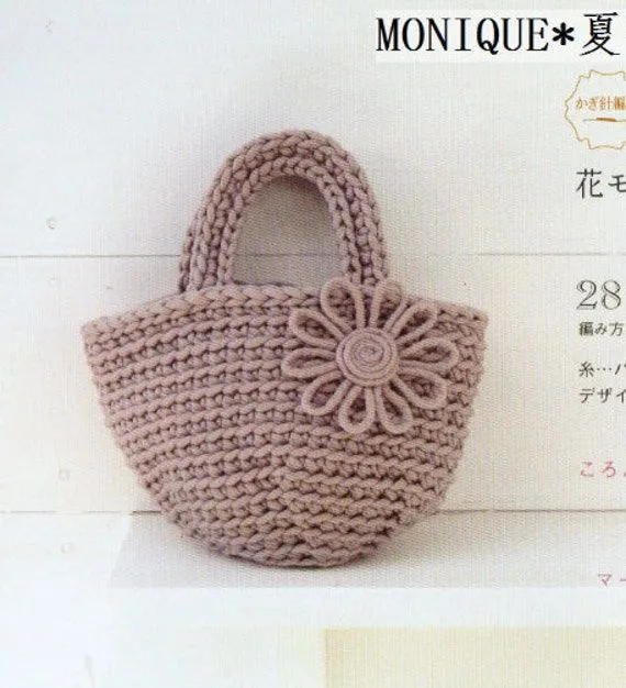 Crochet Patrón bolsa Tote con flores Crochet por DotsStripes Crochet Patrón bolsa Tote con flores Crochet por DotsStripes