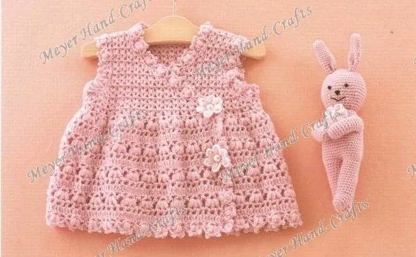 Vestidos bebé crochet baby dress - Imagui