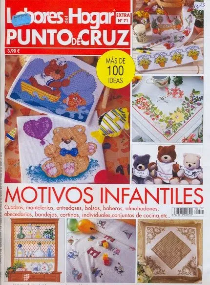 Todo crochet con Pilar: 4 REVISTAS DE PUNTO CRUZ