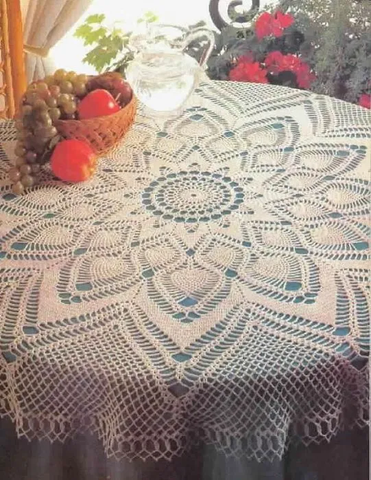 Crochet Pineapple / TOALHAS DE MESA-CROCHE. Комментарии ... Crochet Pineapple / TOALHAS DE MESA-CROCHE. Комментарии ...