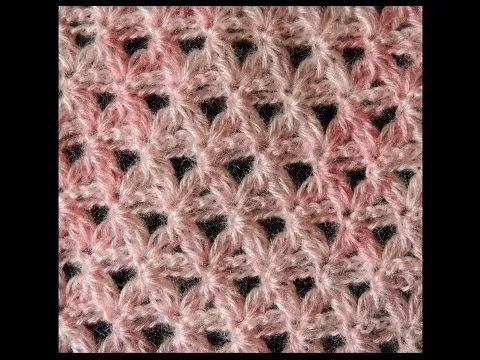 Crochet : Punto Fantasia # 7 (Margaritas) - YouTube