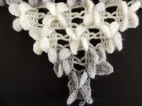 Crochet : Punto Mariposa en "V". Parte 1 de 2 - YouTube Crochet : Punto Mariposa en "V". Parte 1 de 2 - YouTube