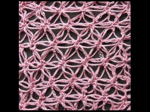 Crochet : Punto Salomón Variación # 3, Recto - YouTube Crochet : Punto Salomón Variación # 3, Recto - YouTube