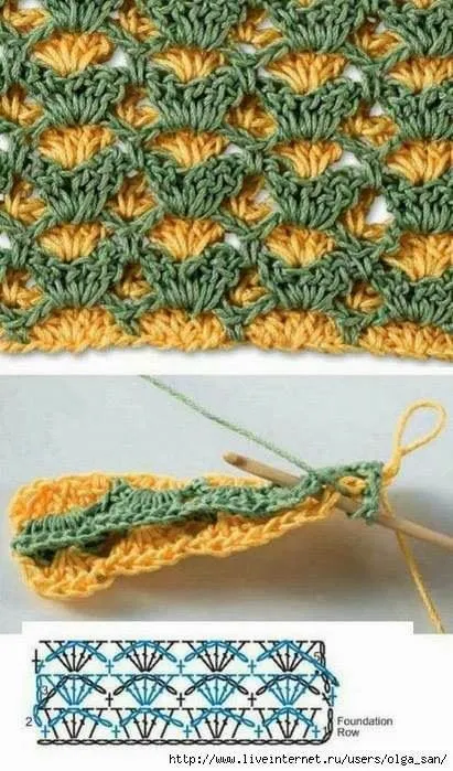 Su Crochet: puntos combinados