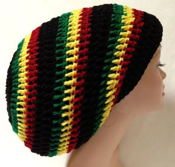 Crochet Rasta Tam. Unisex Dreadlocks Hat. Bob Marley crochet Tam ... Crochet Rasta Tam. Unisex Dreadlocks Hat. Bob Marley crochet Tam ...