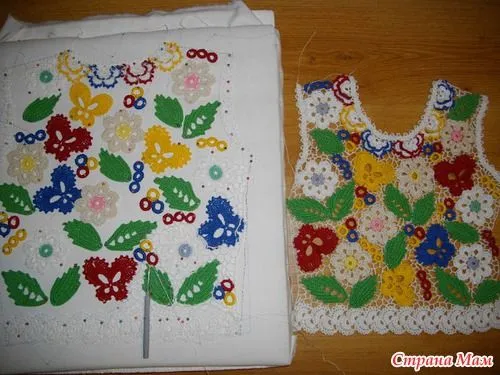 TRICO y CROCHET-madona-mía: Vestidos para niñas crochet ruso ... TRICO y CROCHET-madona-mía: Vestidos para niñas crochet ruso ...