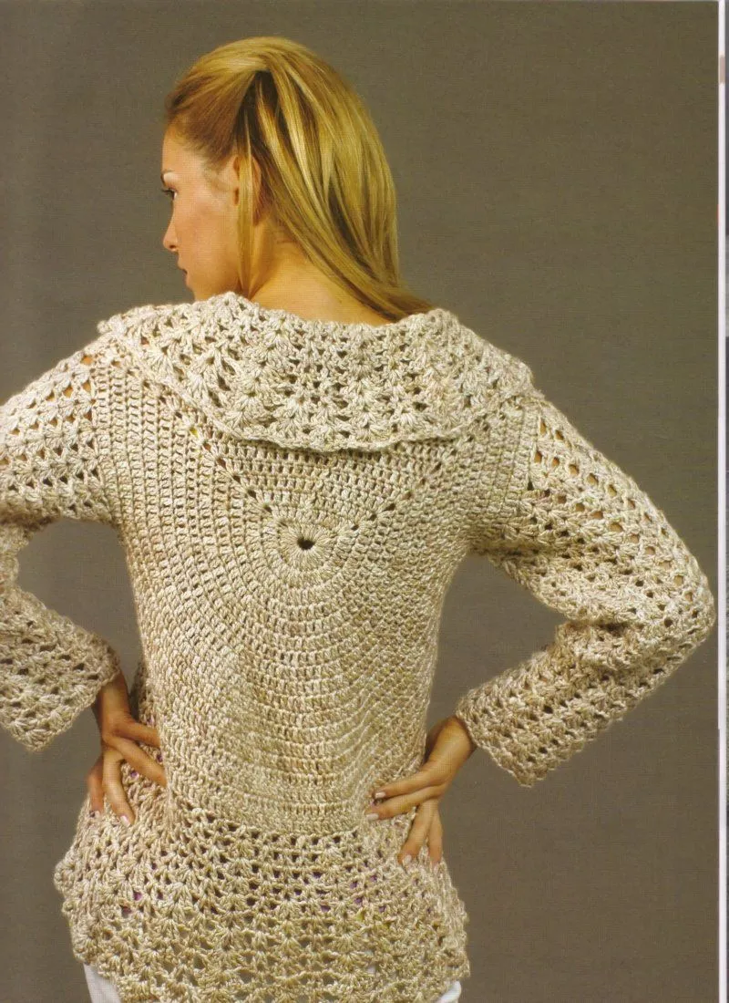 Crochet: saco redondo circular crochet