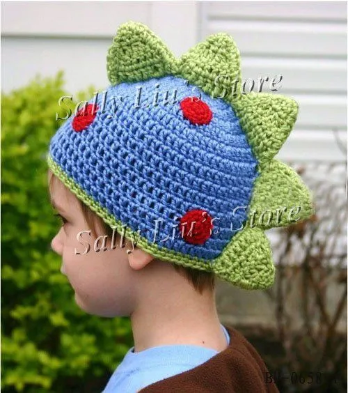 Gorro de dinosaurio - Imagui