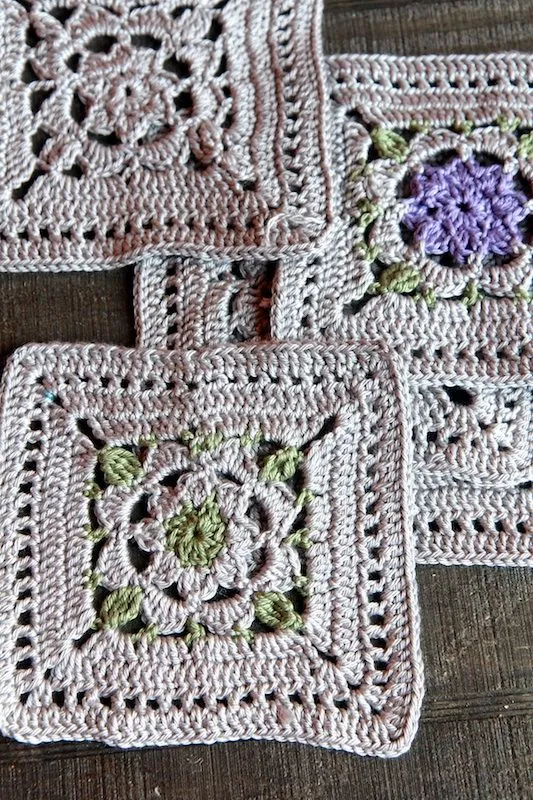 Crochet Squares | Italian Dish Knits