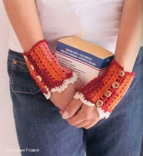 Crochet desde El Tabo.: 30 Guantes tejidos a crochet para elegir.