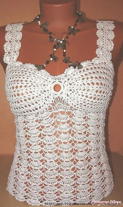 Crochet Tank Top / Halter Top on Pinterest | Crochet Tank Tops ... Crochet Tank Top / Halter Top on Pinterest | Crochet Tank Tops ...