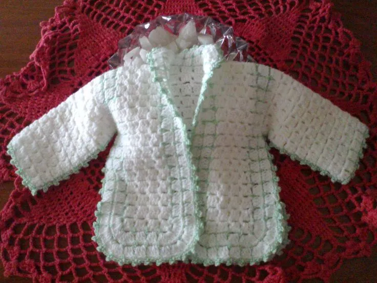 saquitos en croche para bebe on Pinterest | Bebe, Tejido and Resim