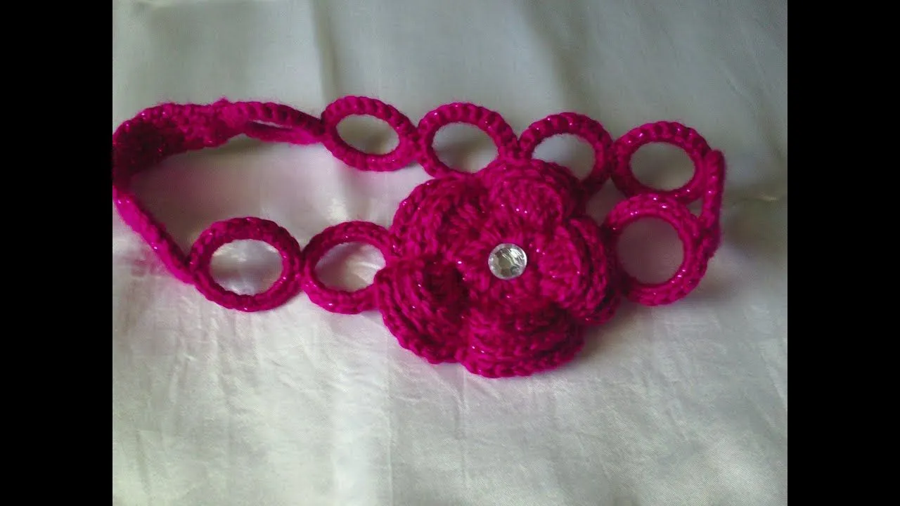 CROCHET:Diadema Tejida Con Anillos De Botella de Plastico.. - YouTube