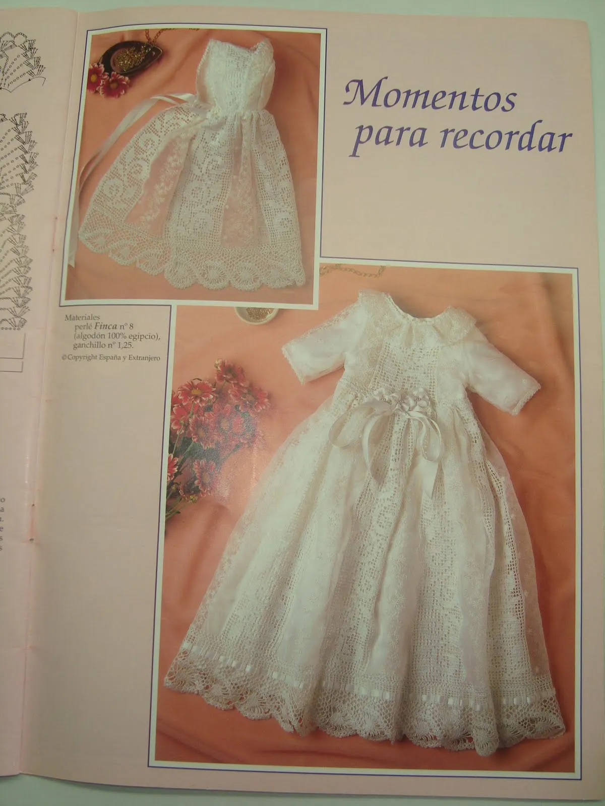 CROCHET": TRAJE PARA BAUTIZO