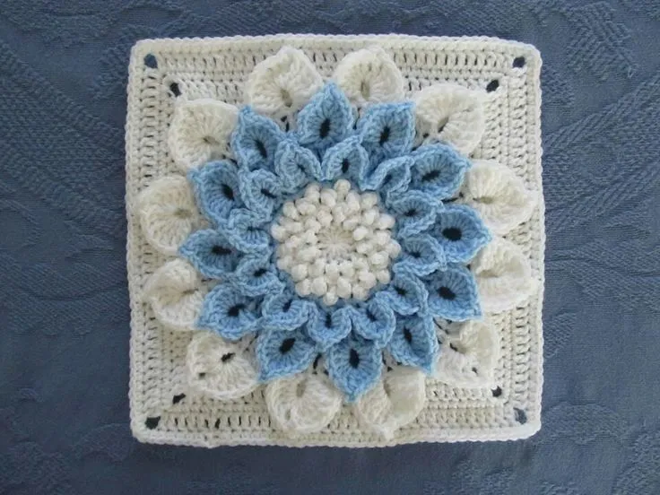 Crocodile flower pattern by Joyce Lewis on Ravelry - unknown ...