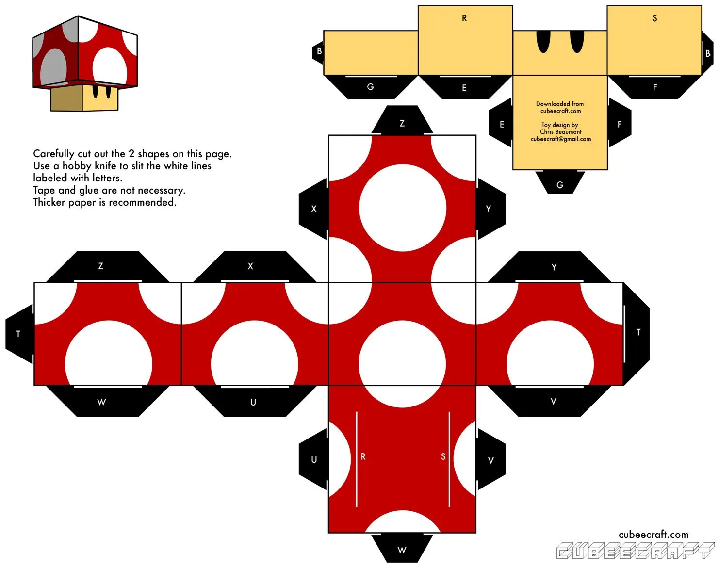 Crocodile Games Papercraft