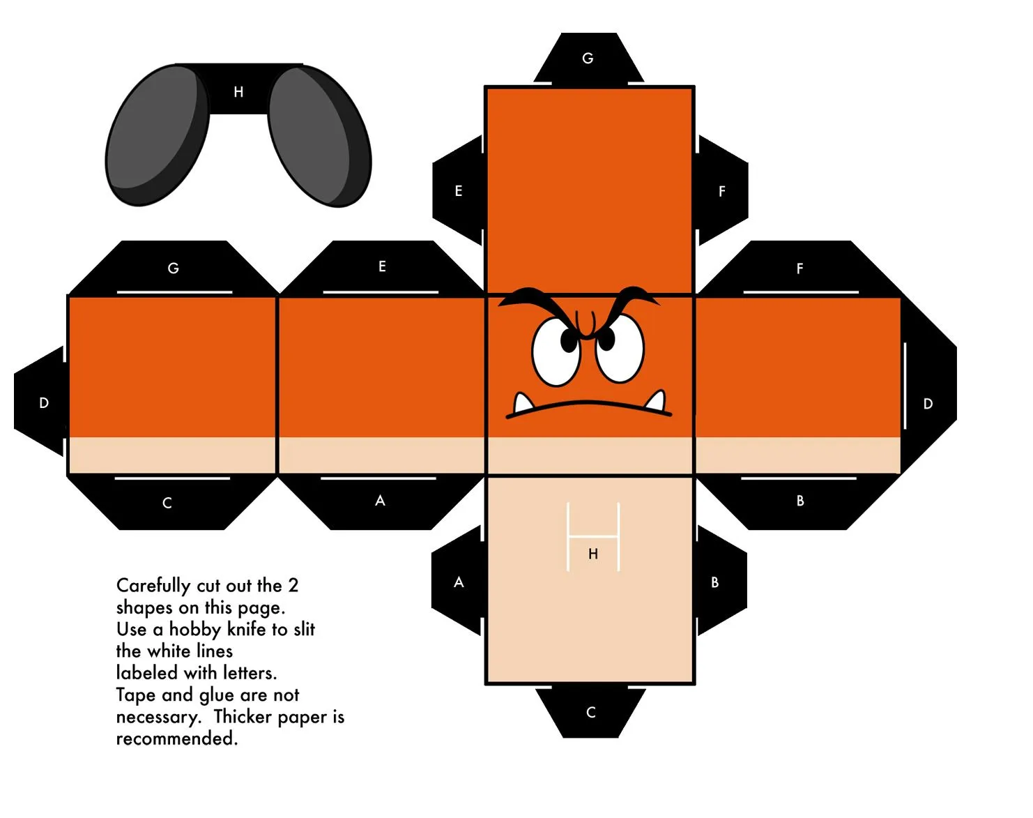 Crocodile Games Papercraft